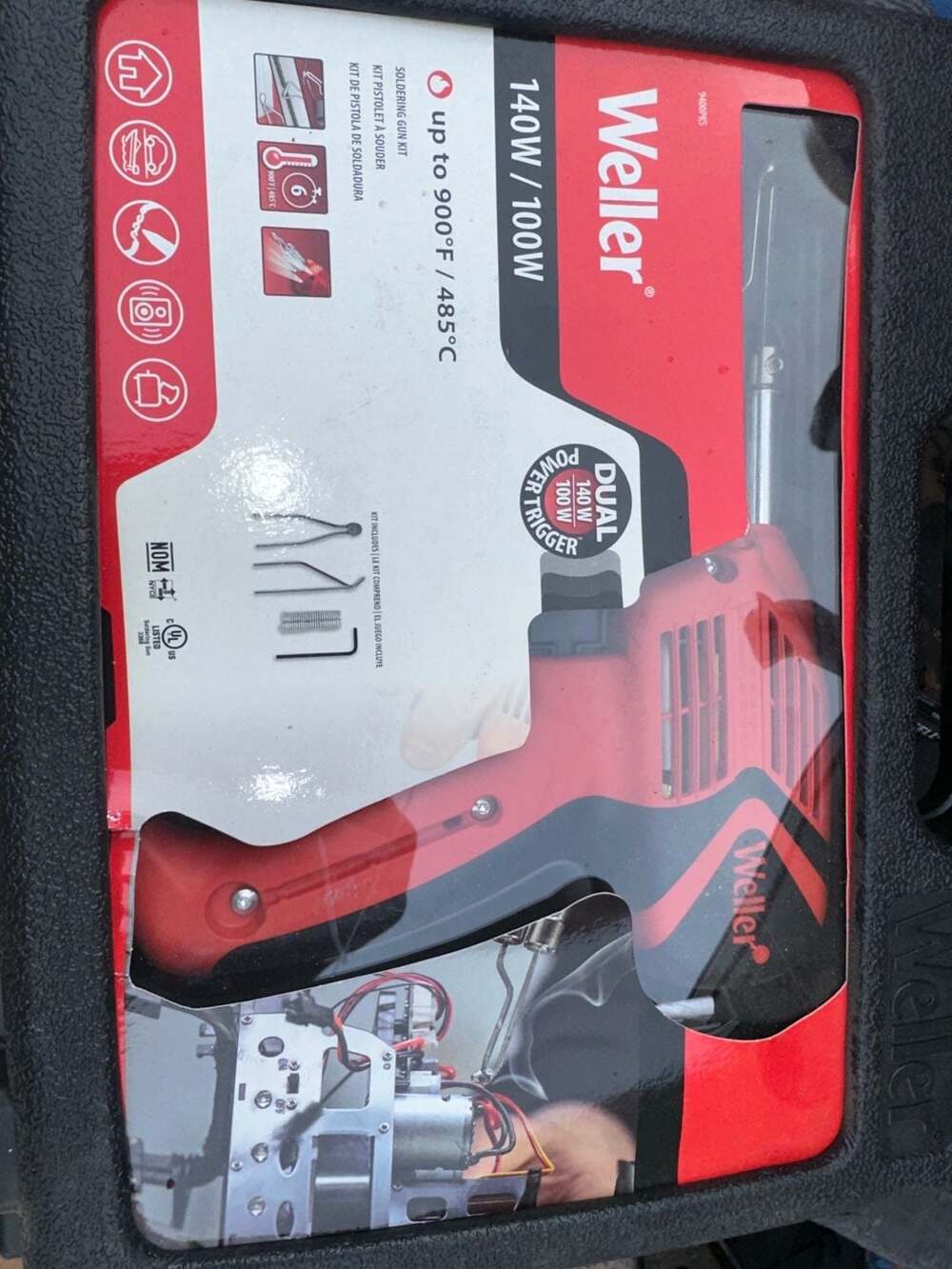Weller 9400PKS 140W/100W Dual Heat Universal Soldering Gun Kit